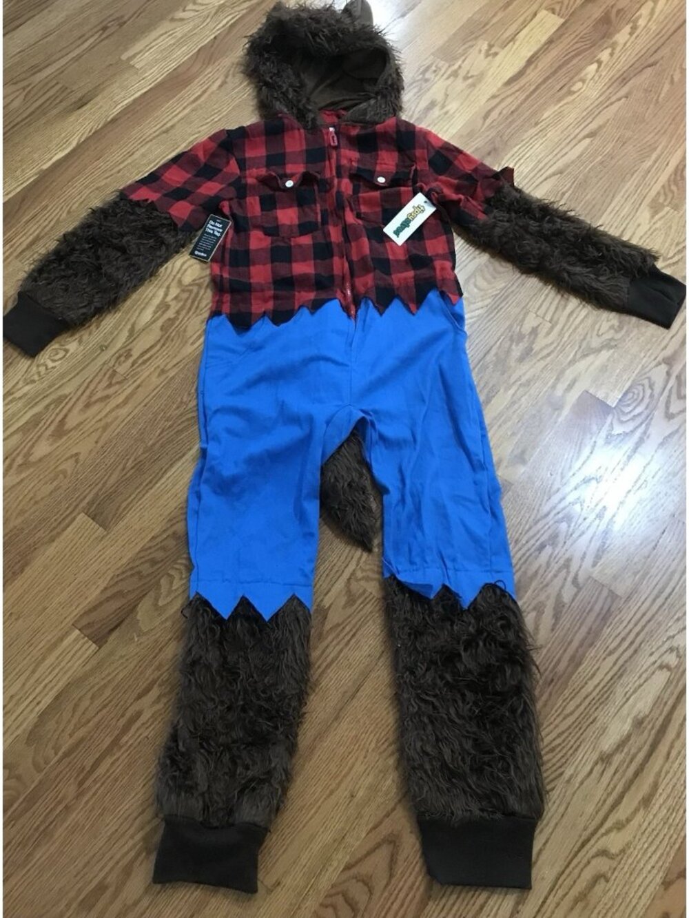 TIPSY ELVES Warewolf Werewolf JUMPSUIT Halloween Costume Women's Size Small